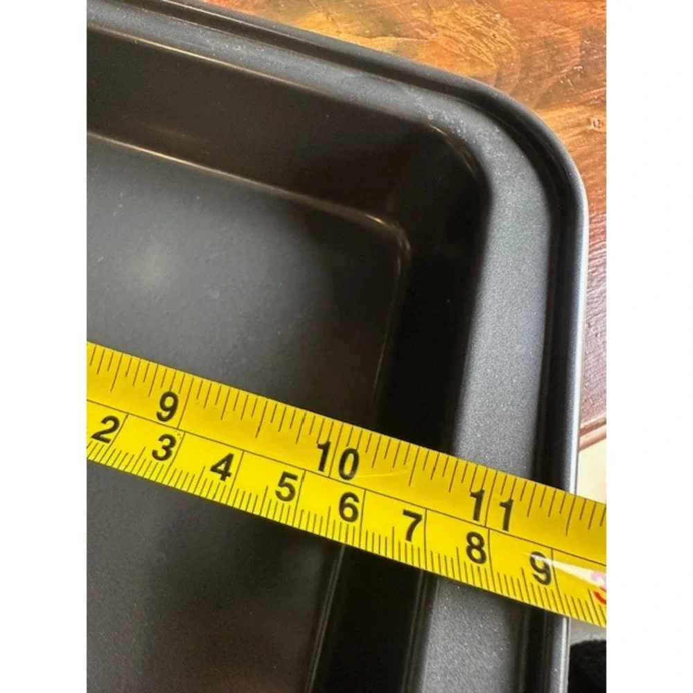 Farberware Nonstick Baking Pan Gray Steel Rectangular‎ Cake Pan 11x7 Inch